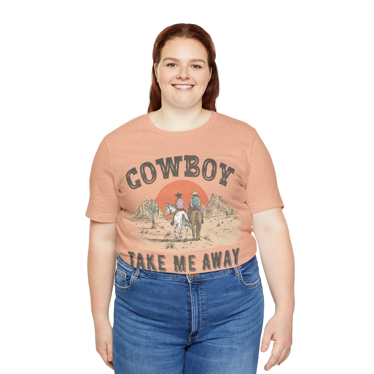 COWBOY desert horse COWGIRL Unisex Jersey Short Sleeve Tee t-shirt tshirt