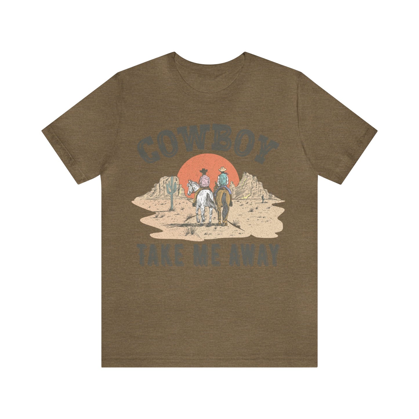 COWBOY desert horse COWGIRL Unisex Jersey Short Sleeve Tee t-shirt tshirt