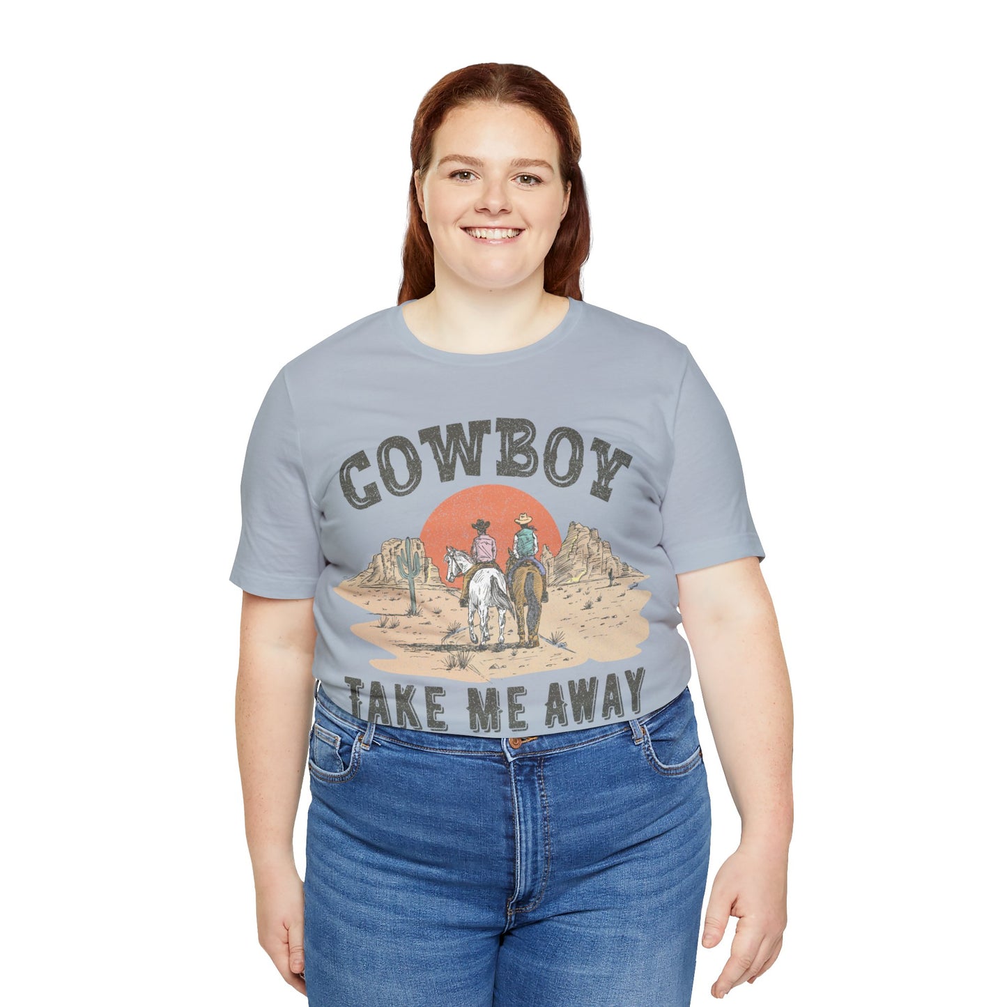 COWBOY desert horse COWGIRL Unisex Jersey Short Sleeve Tee t-shirt tshirt