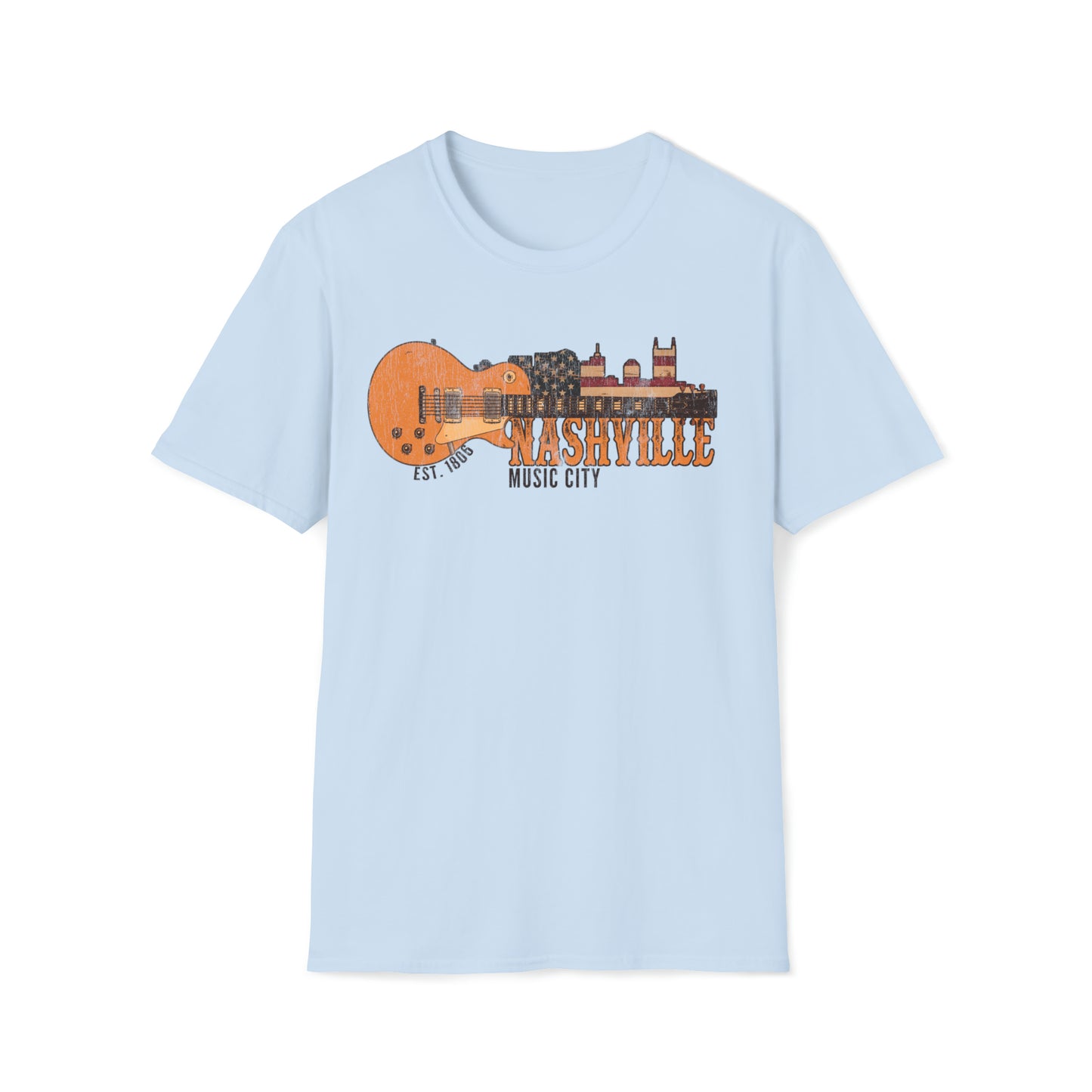 NASHVILLE  MUSIC CITY Tennessee Unisex Softstyle T-Shirt