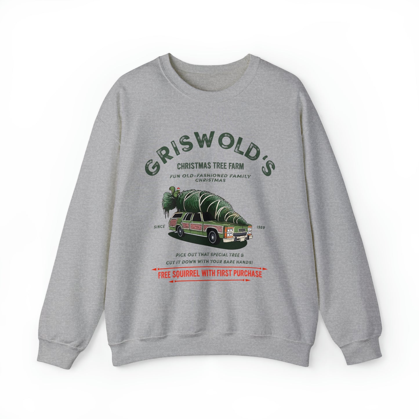 CHRISTMAS TREE FARM Griswold's funny Unisex Heavy Blend™ Crewneck Sweatshirt