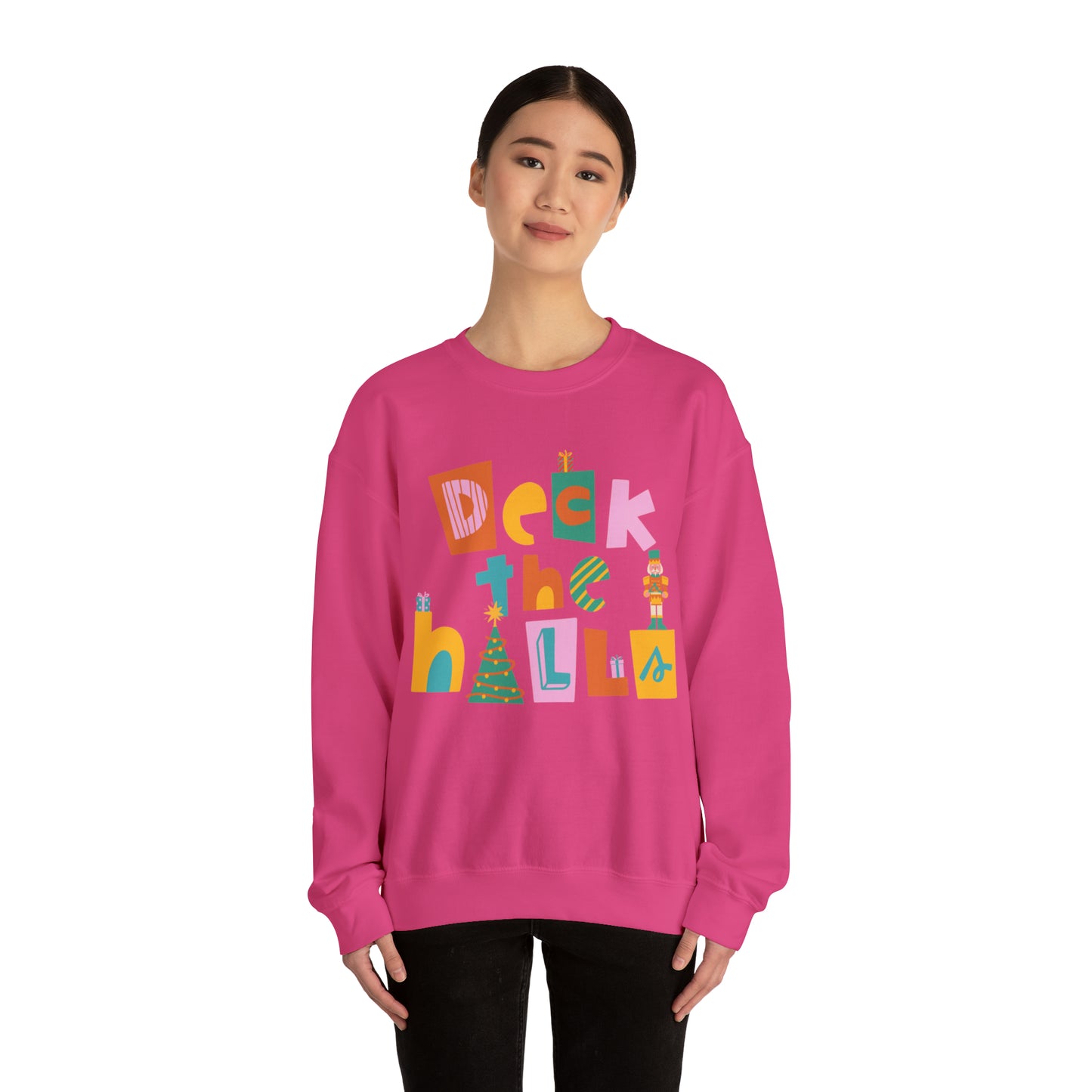 Deck the halls with the very merry Christmas nutcracker crewneck Sweatshirt