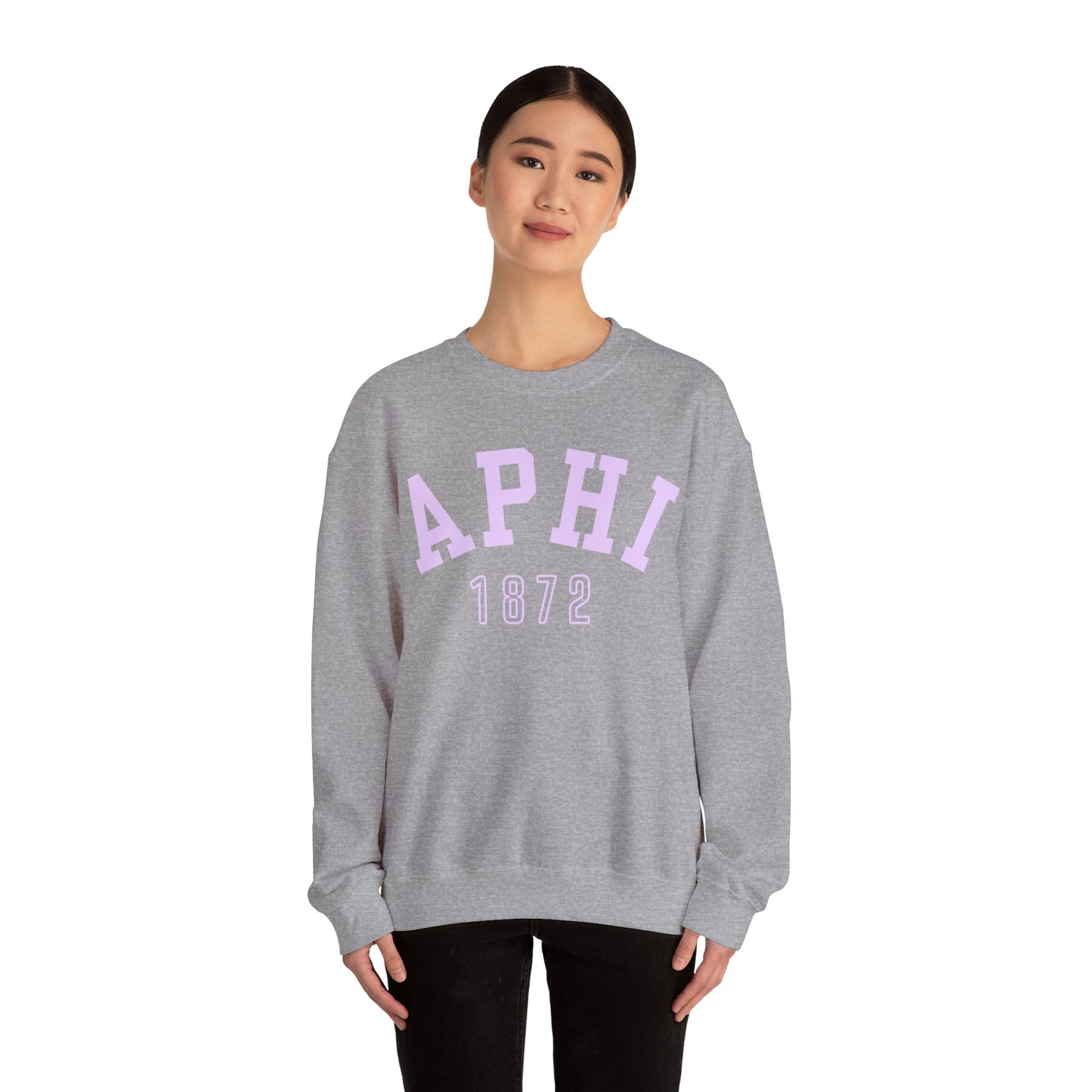 Alpha Phi APHI Sorority Greek Crewneck Sweatshirt