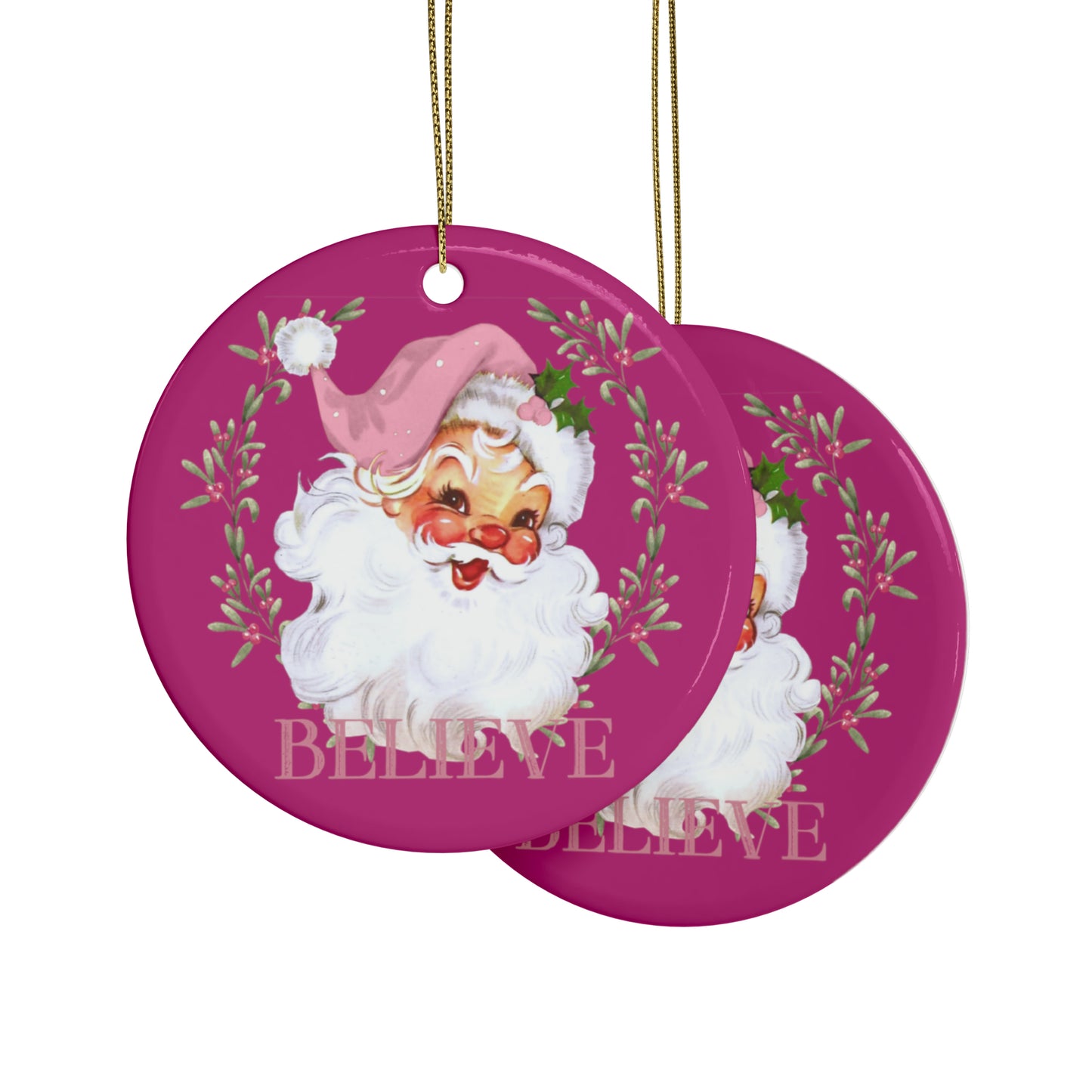 CHRISTMAS retro Santa Ceramic Ornaments (1pcs, 5pcs, 10pcs, 20pcs)