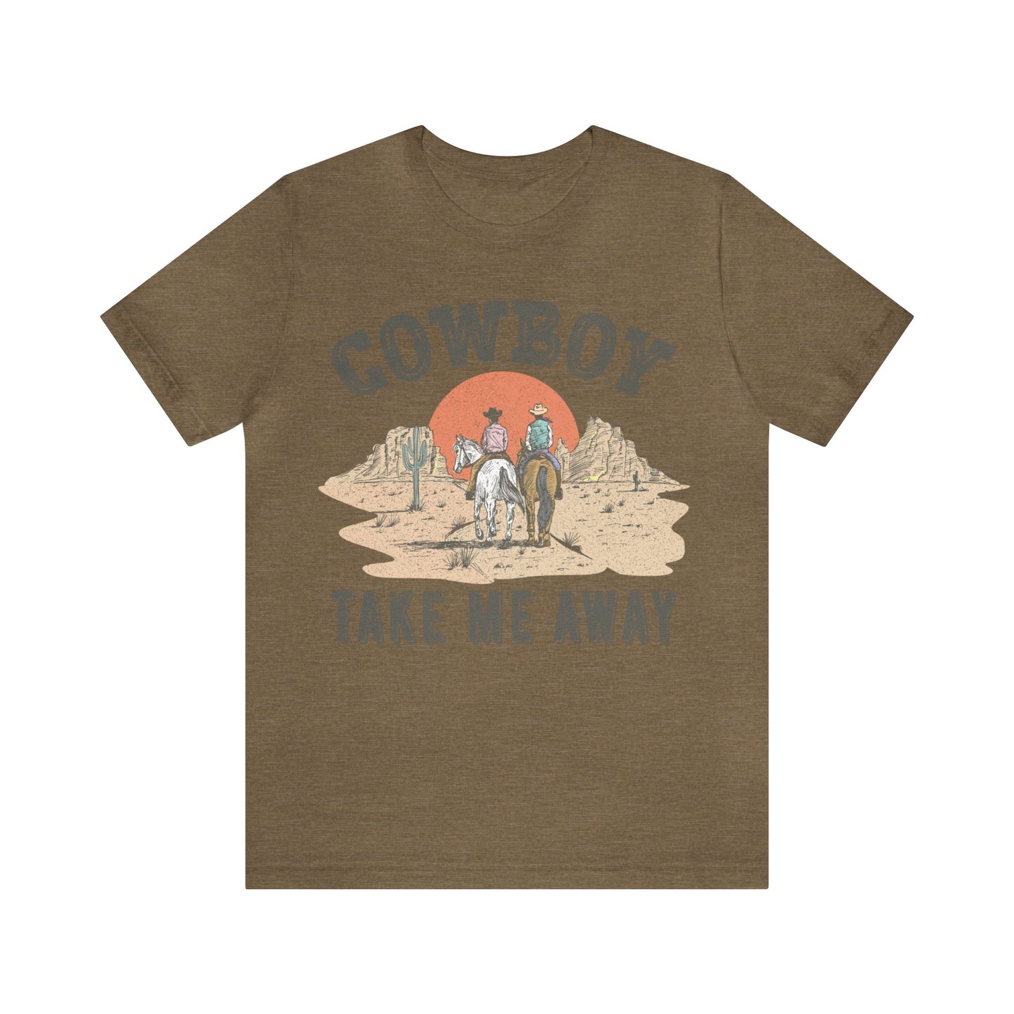 COWBOY desert horse COWGIRL Unisex Jersey Short Sleeve Tee t-shirt tshirt