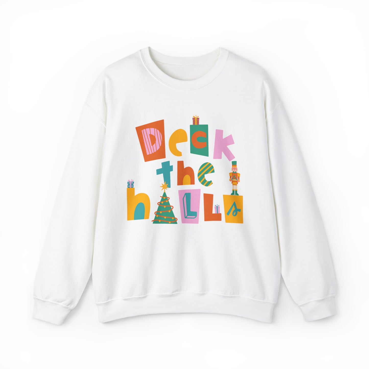 Deck the halls with the very merry Christmas nutcracker crewneck Sweatshirt