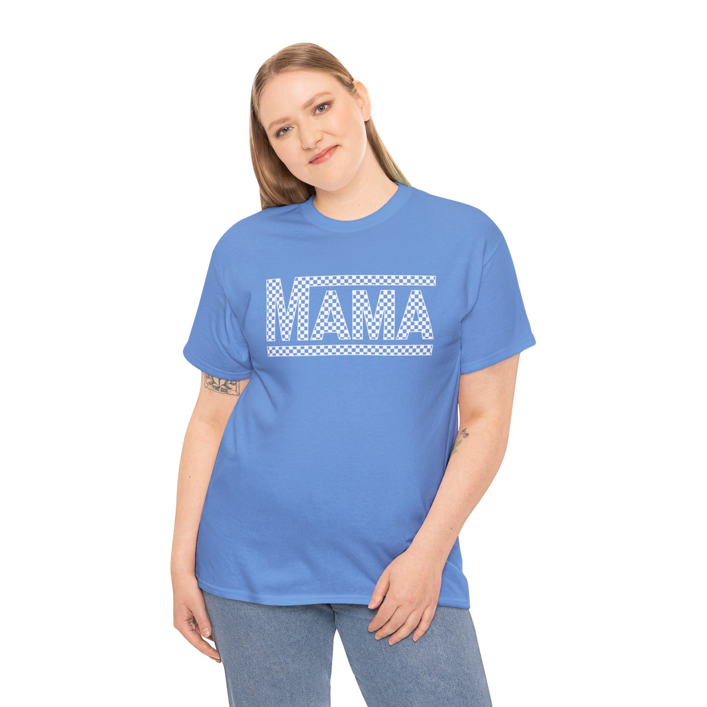 MAMA CHECKERED t-shirt Heavy Cotton