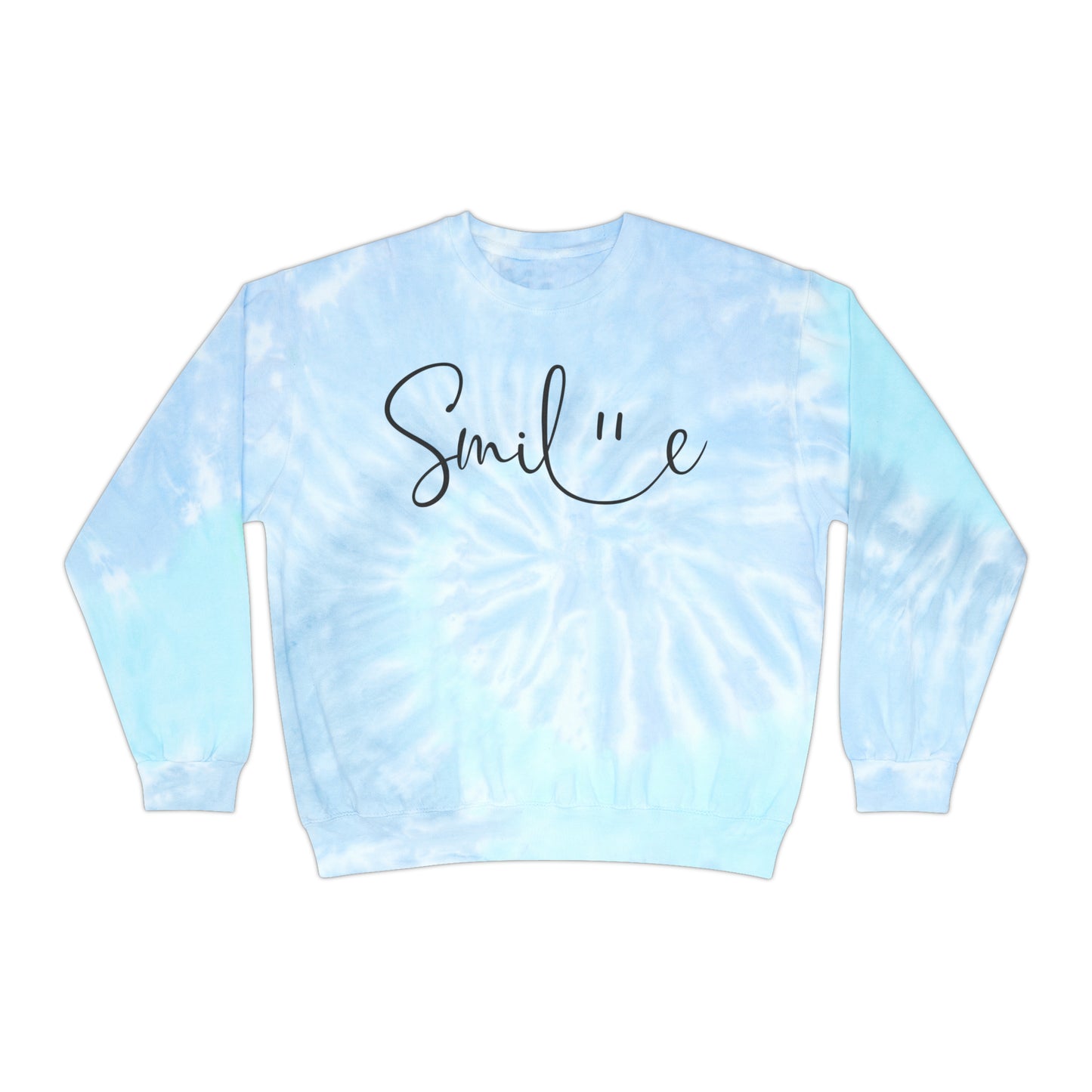 SMILEY FACE SMILE happy Unisex Tie-Dye Sweatshirt