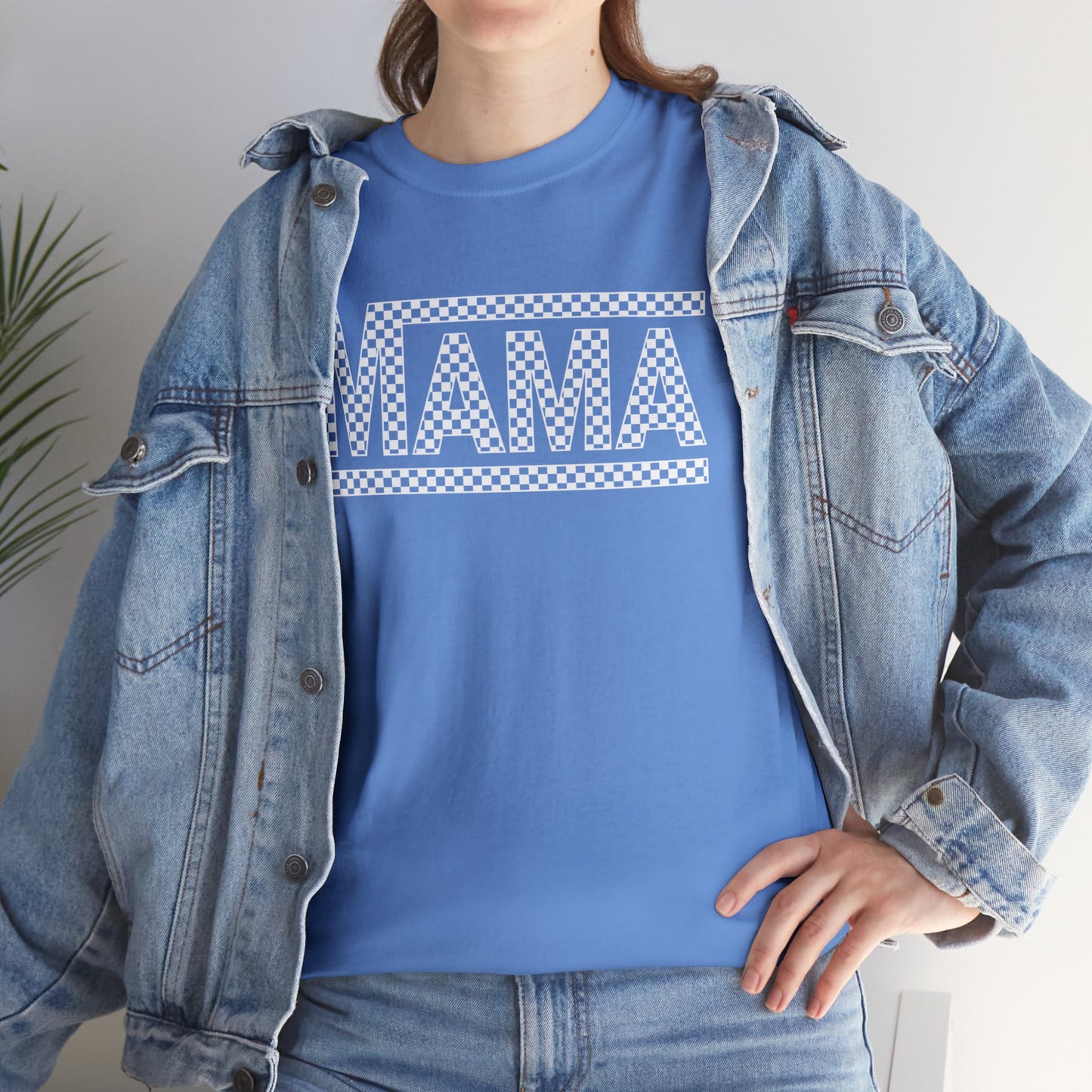 MAMA CHECKERED t-shirt Heavy Cotton