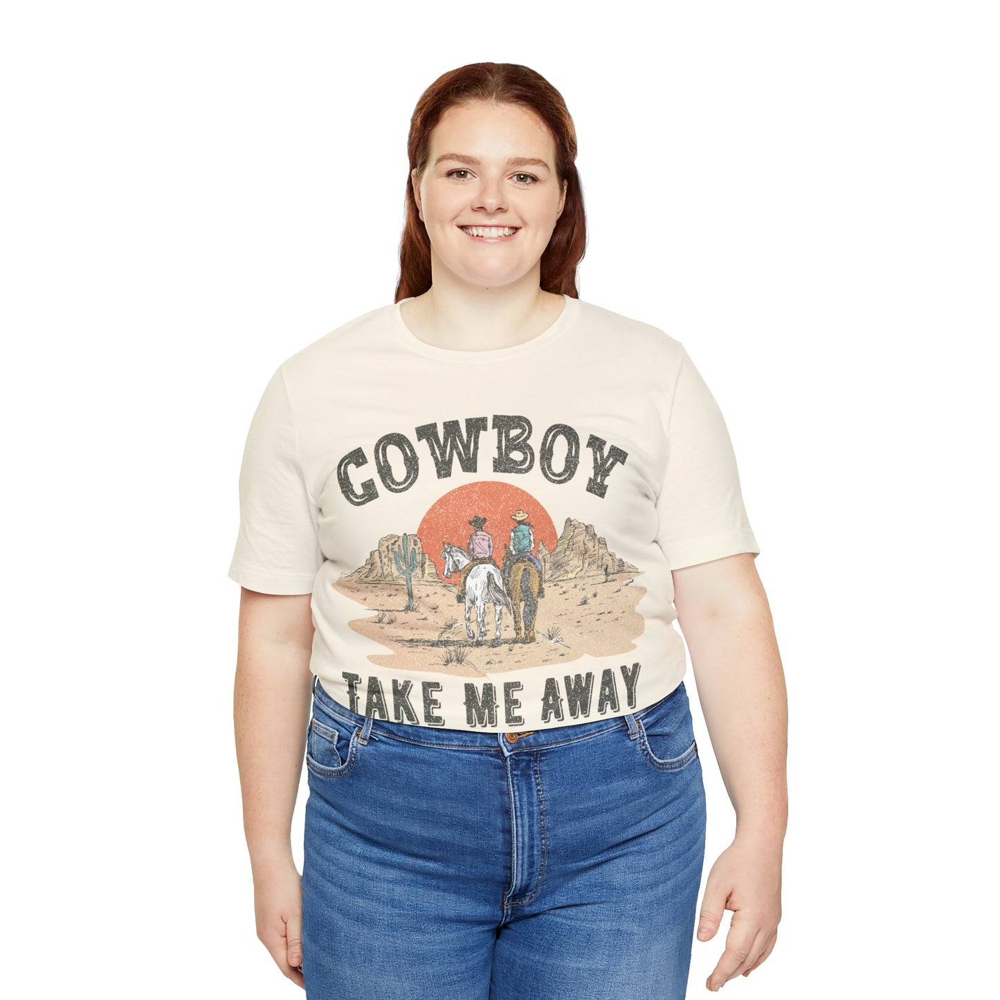 COWBOY desert horse COWGIRL Unisex Jersey Short Sleeve Tee t-shirt tshirt