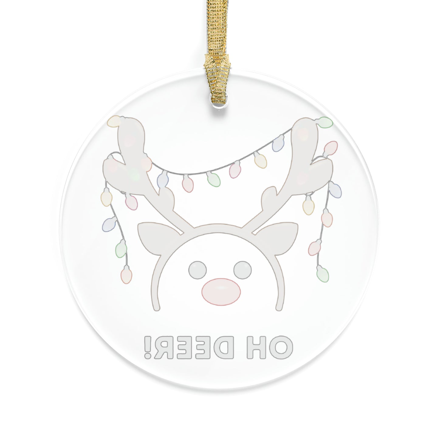 CHRISTMAS REINDEER ORNAMENT Rudolph