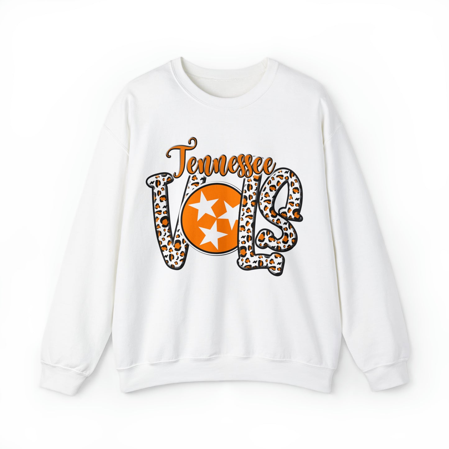 Tennessee Volunteers Leopard Crewneck Sweatshirt