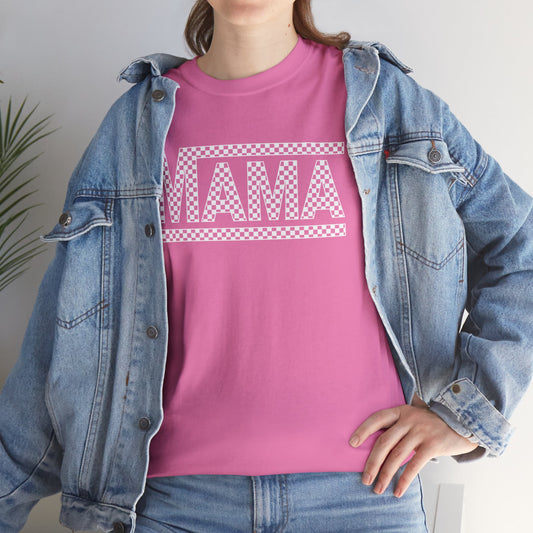 MAMA CHECKERED t-shirt Heavy Cotton