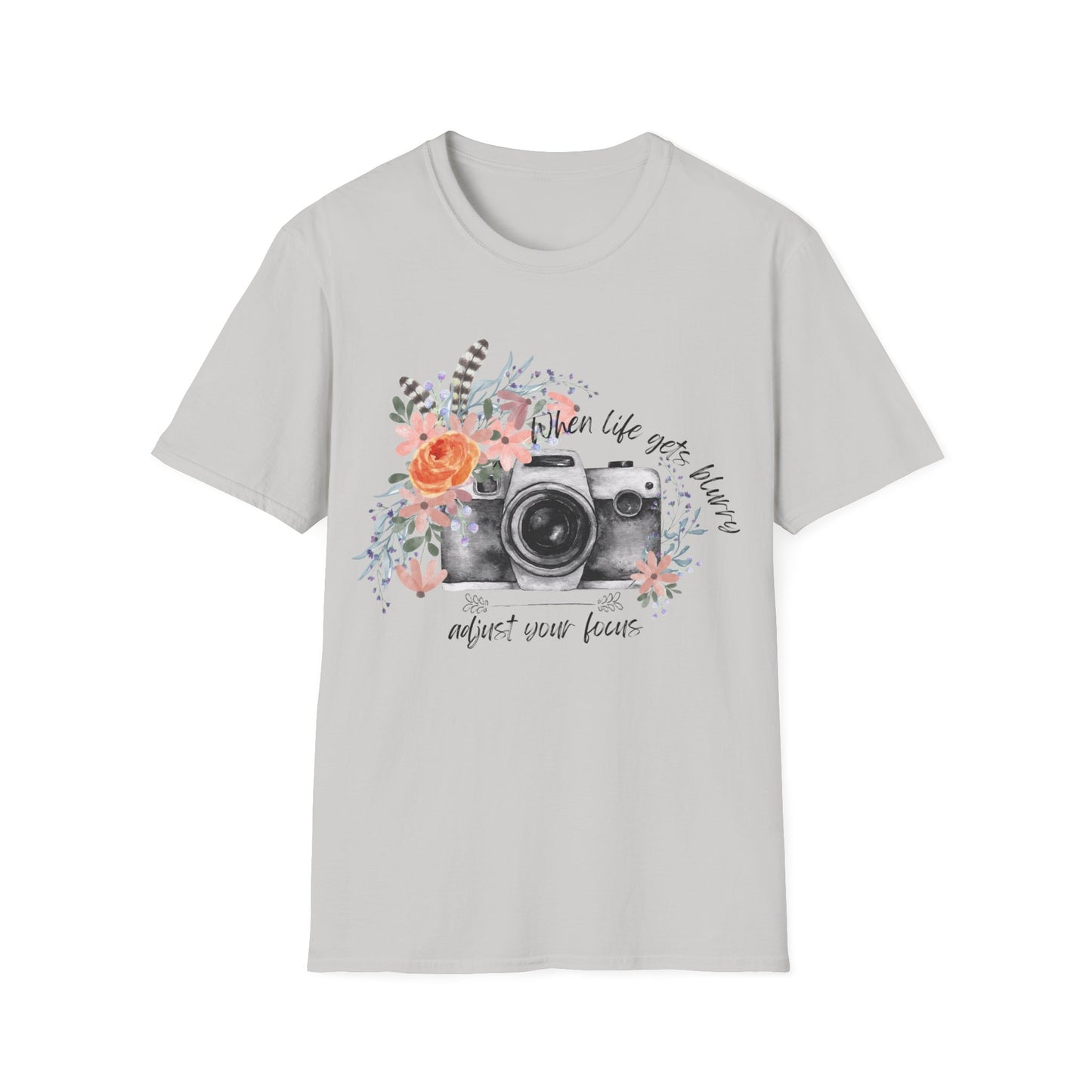 photography camera tee inspirational Unisex Softstyle T-Shirt