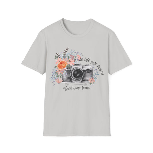 photography camera tee inspirational Unisex Softstyle T-Shirt