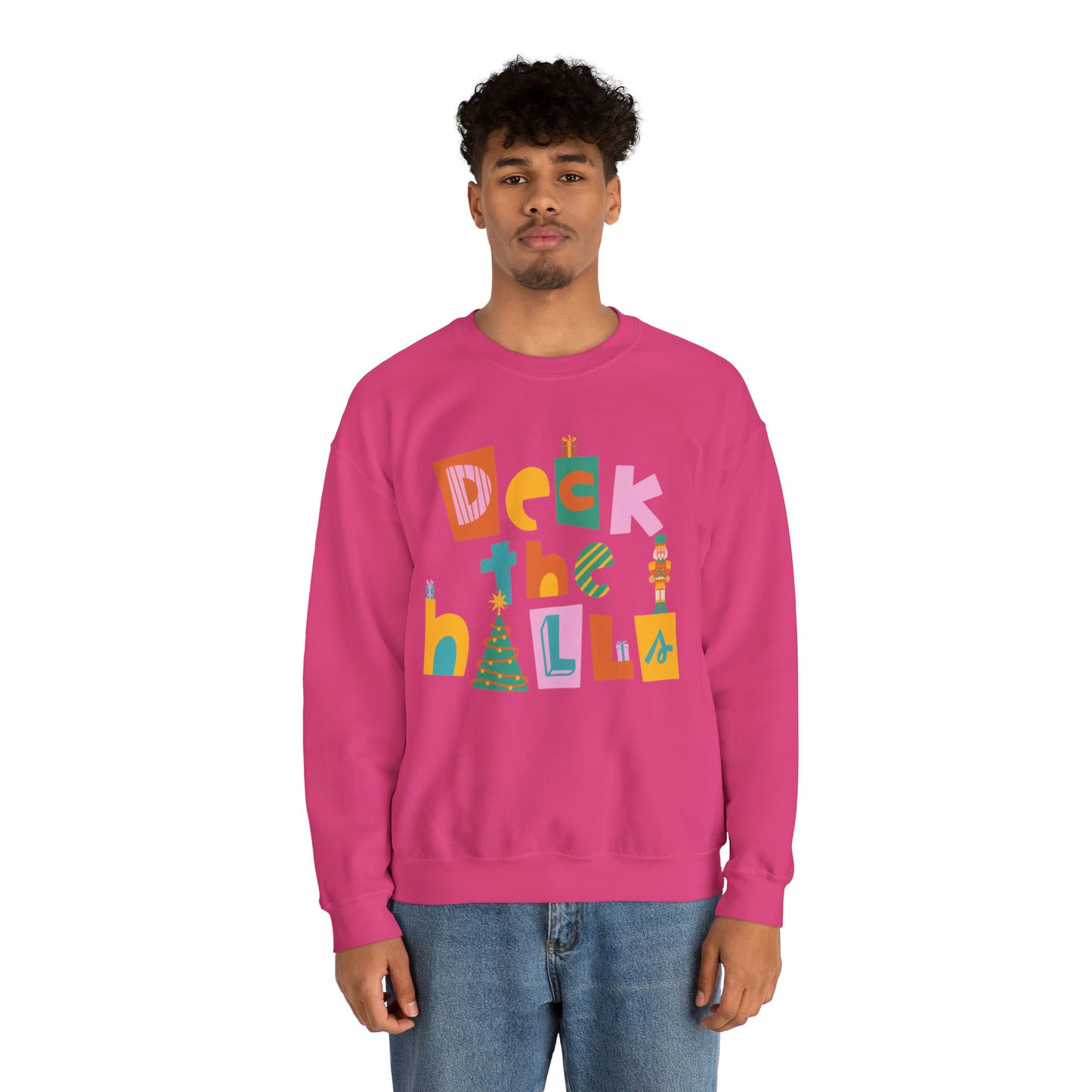 Deck the halls with the very merry Christmas nutcracker crewneck Sweatshirt