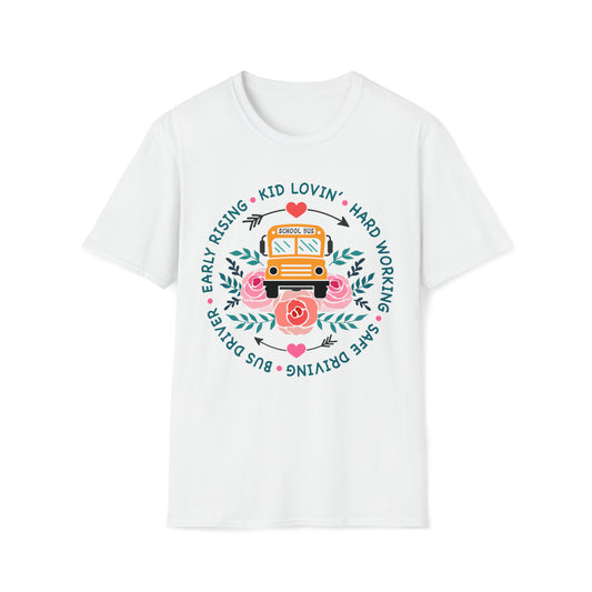 SCHOOL BUS DRIVER Unisex Softstyle T-Shirt