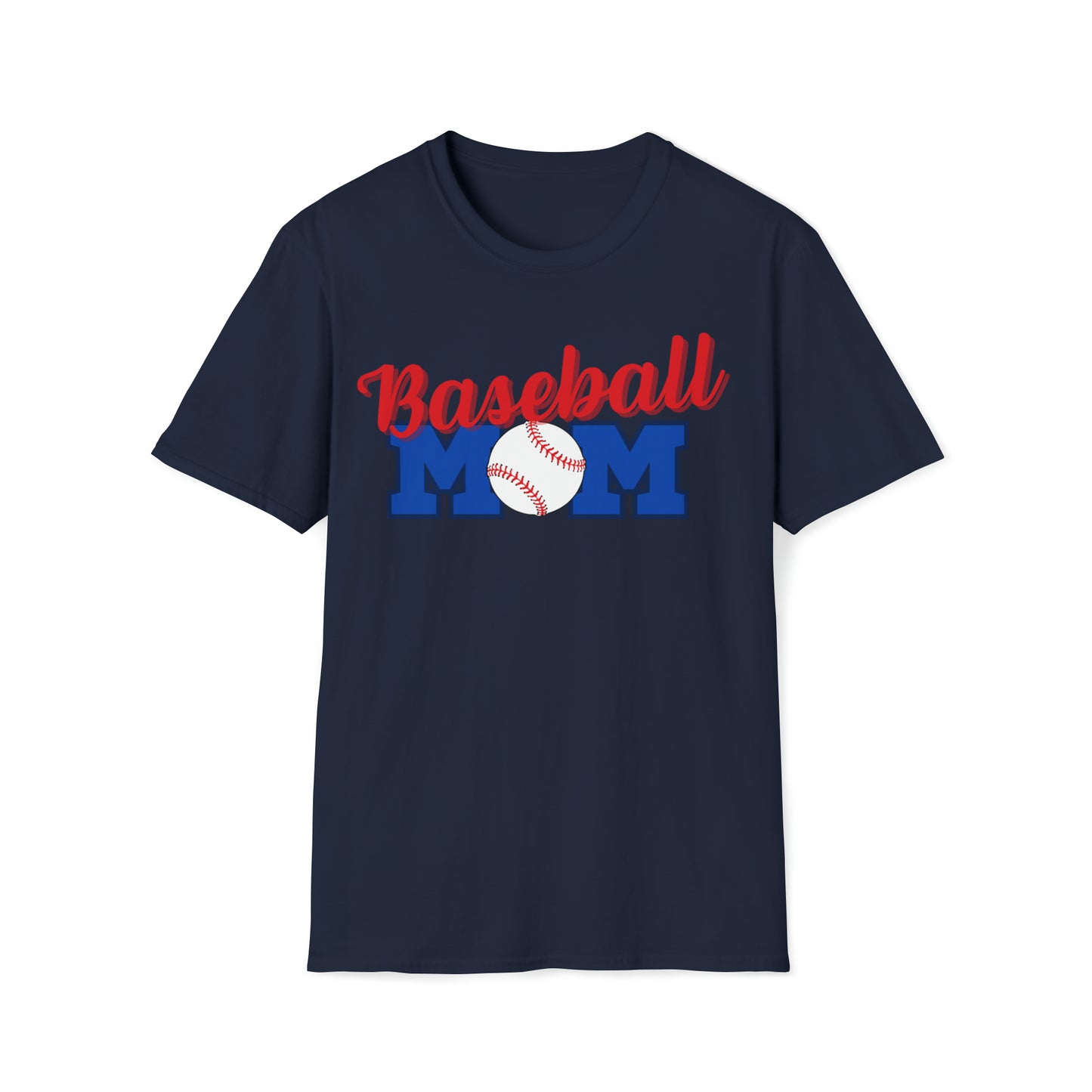 BASEBALL MOM T-BALL Softstyle T-Shirt