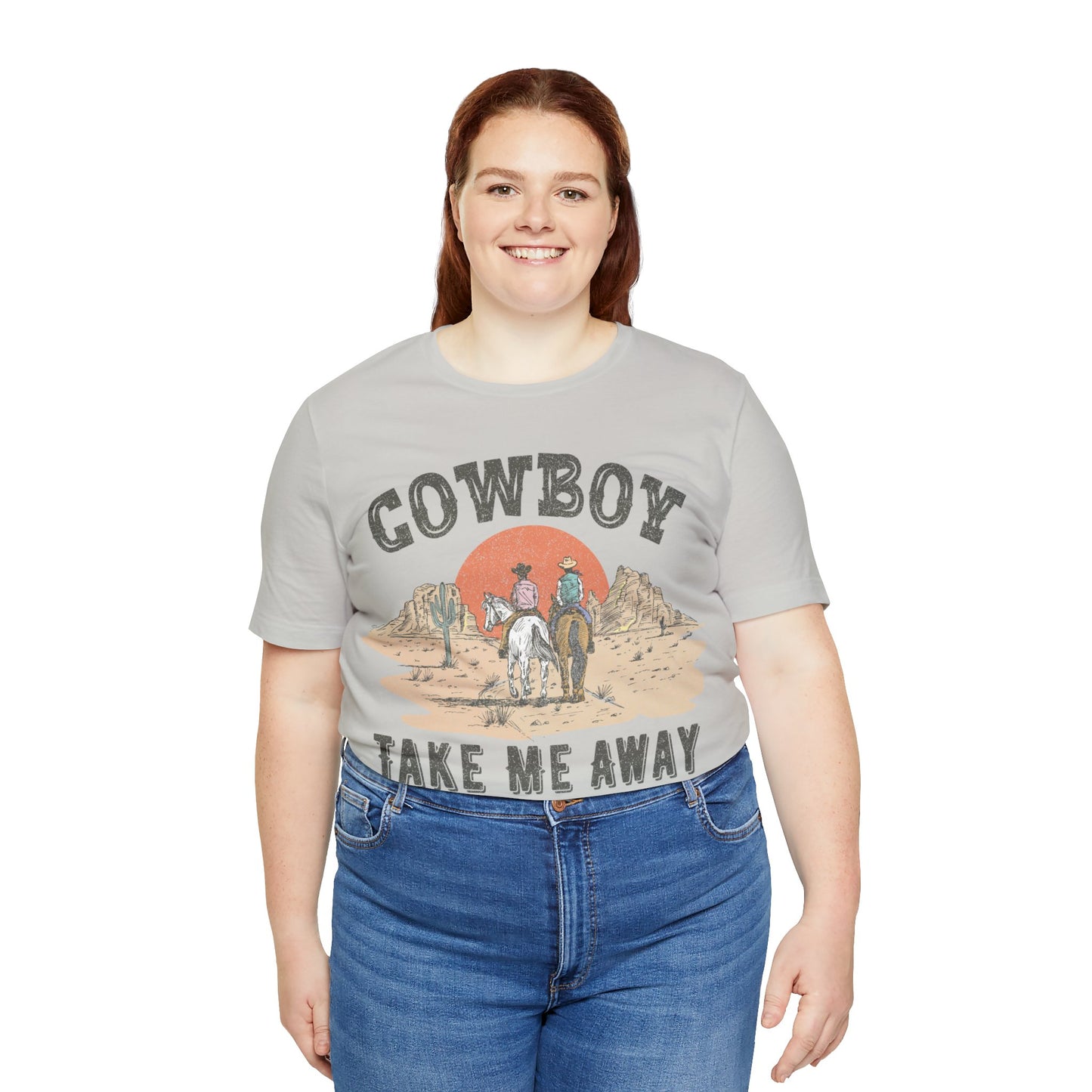 COWBOY desert horse COWGIRL Unisex Jersey Short Sleeve Tee t-shirt tshirt