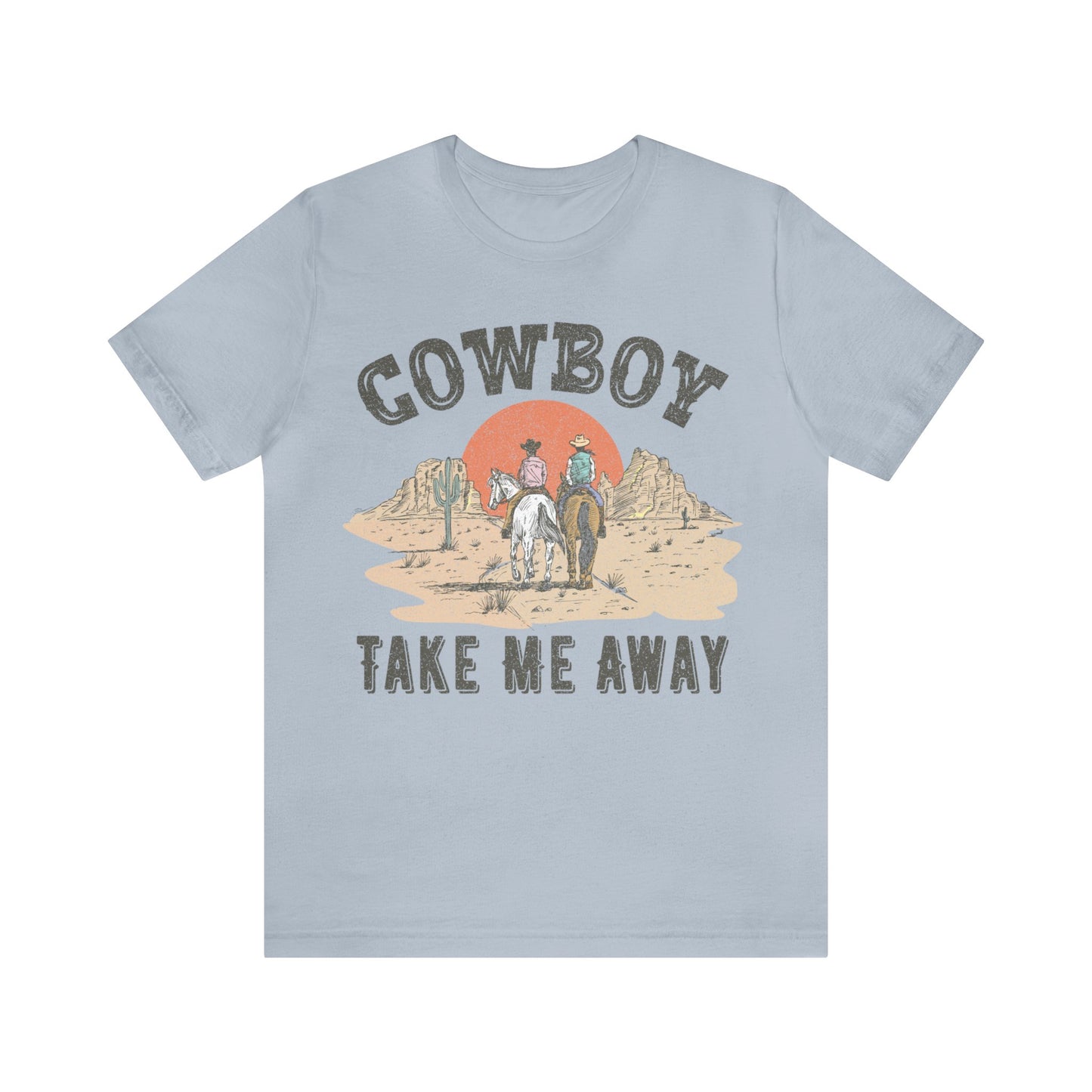 COWBOY desert horse COWGIRL Unisex Jersey Short Sleeve Tee t-shirt tshirt