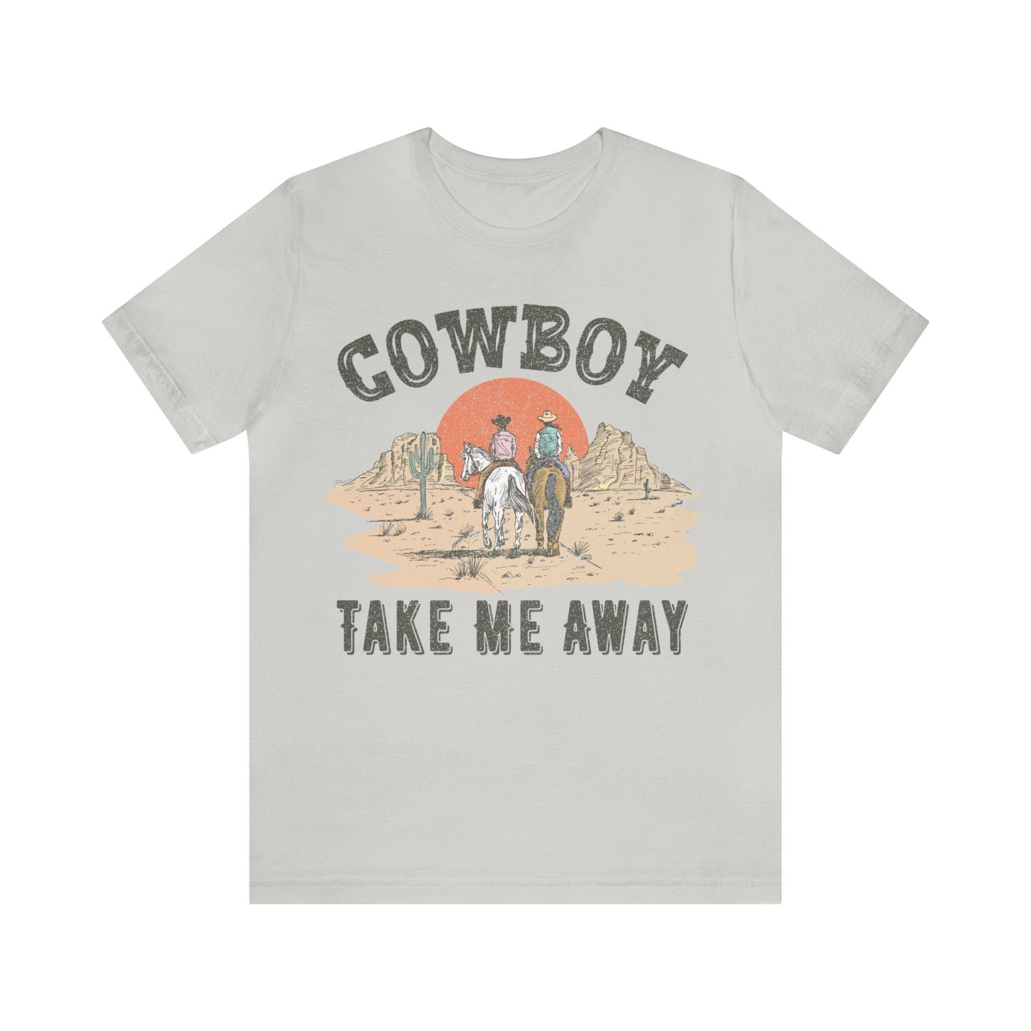 COWBOY desert horse COWGIRL Unisex Jersey Short Sleeve Tee t-shirt tshirt