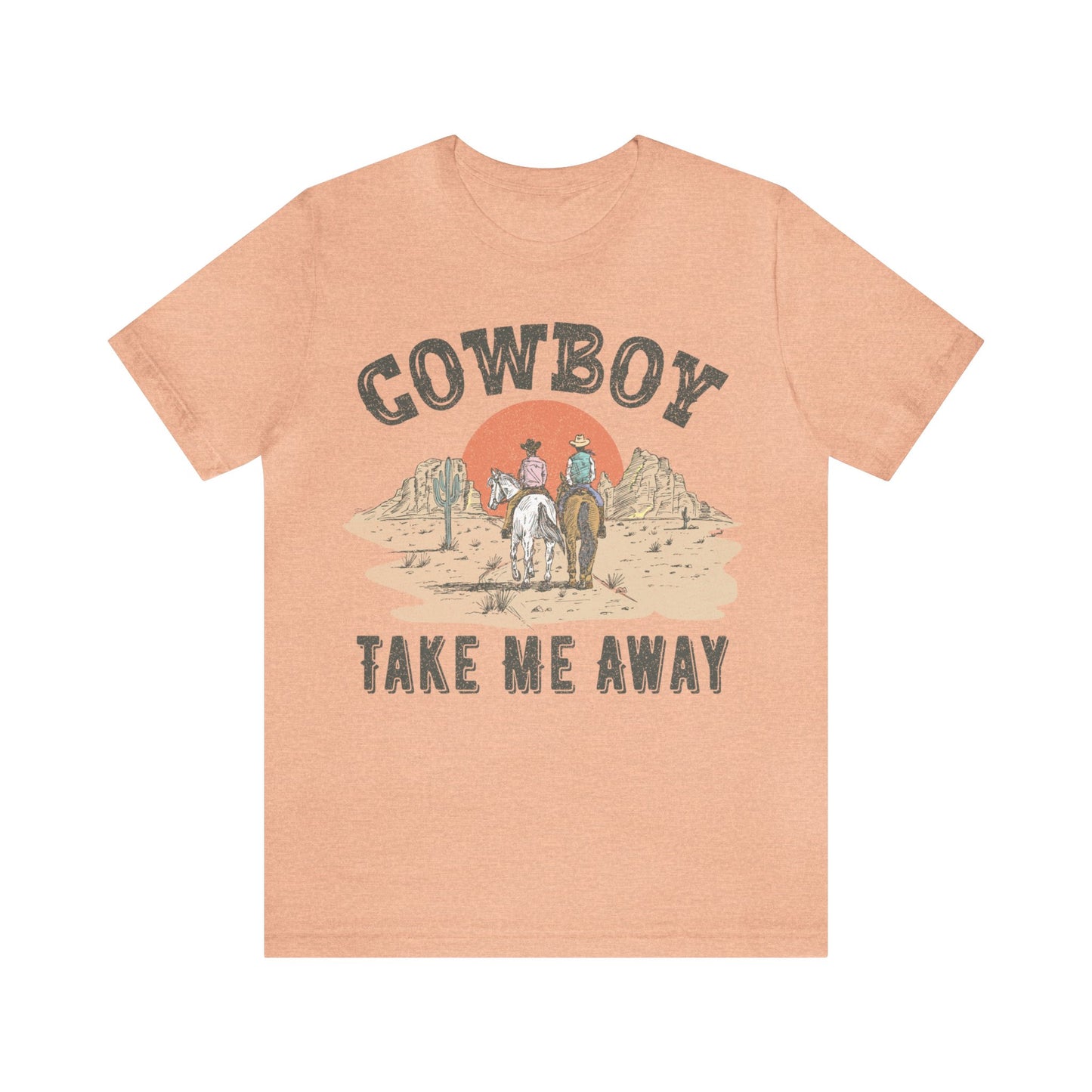 COWBOY desert horse COWGIRL Unisex Jersey Short Sleeve Tee t-shirt tshirt