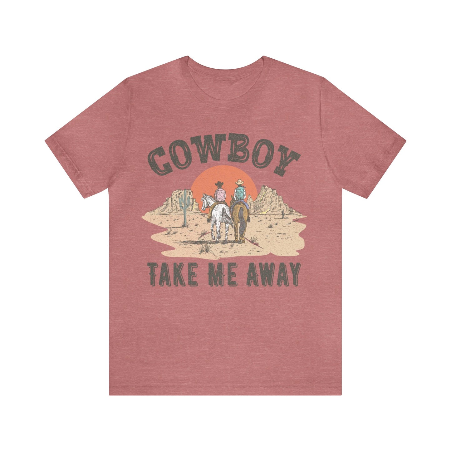 COWBOY desert horse COWGIRL Unisex Jersey Short Sleeve Tee t-shirt tshirt