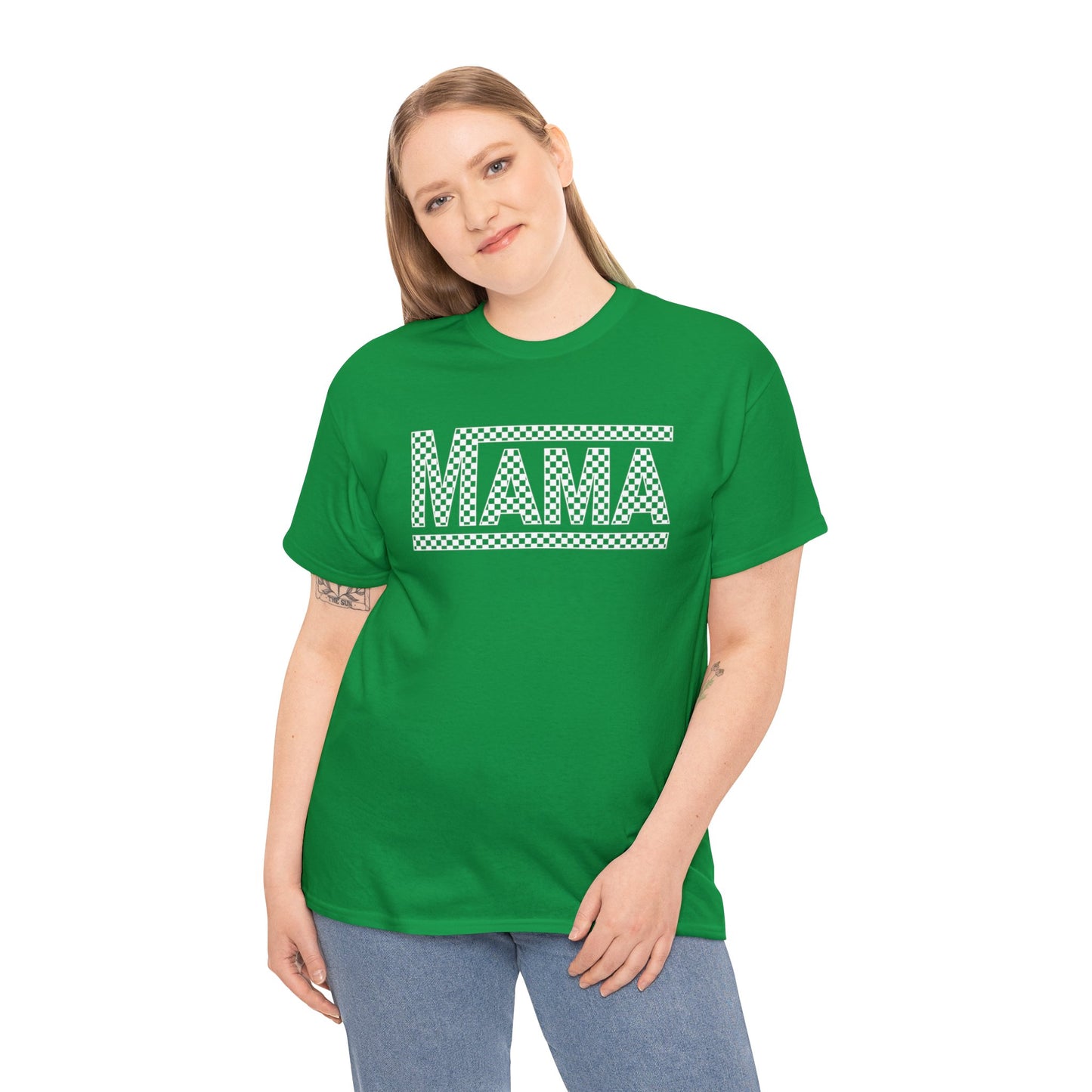 MAMA CHECKERED t-shirt Heavy Cotton