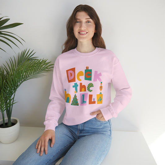 Deck the halls with the very merry Christmas nutcracker crewneck Sweatshirt