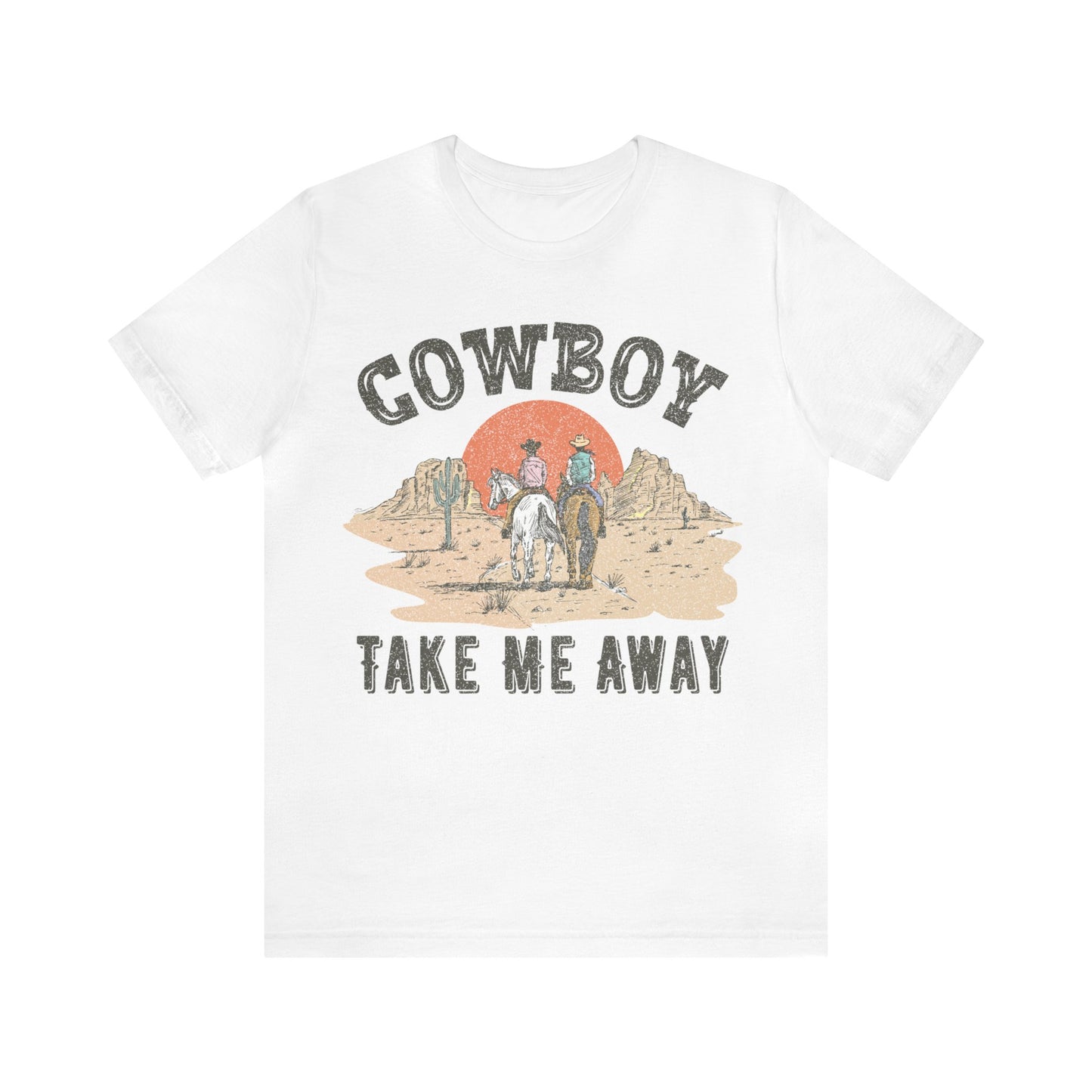 COWBOY desert horse COWGIRL Unisex Jersey Short Sleeve Tee t-shirt tshirt