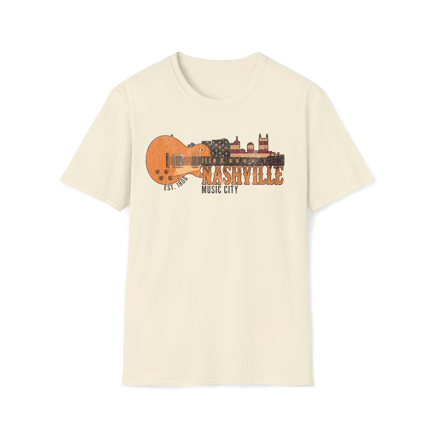 NASHVILLE  MUSIC CITY Tennessee Unisex Softstyle T-Shirt