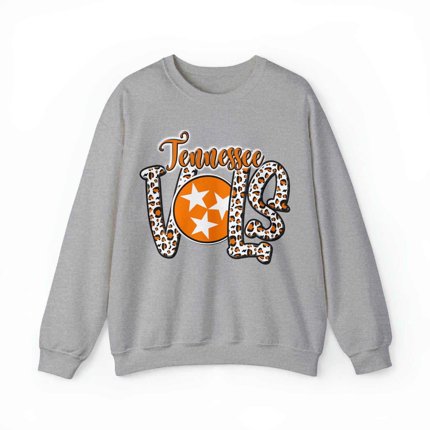 Tennessee Volunteers Leopard Crewneck Sweatshirt