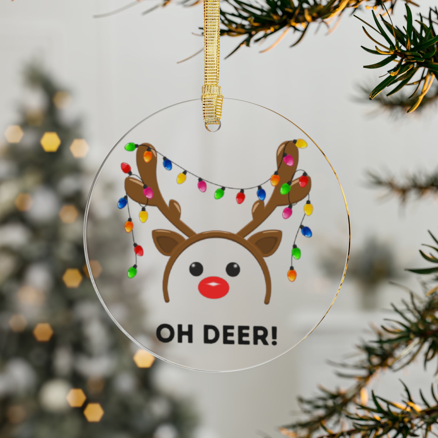 CHRISTMAS REINDEER ORNAMENT Rudolph