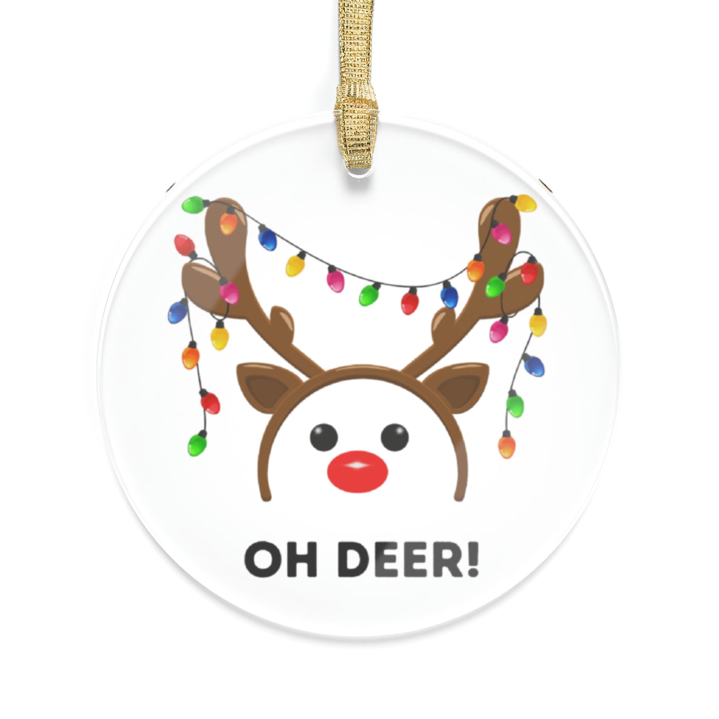 CHRISTMAS REINDEER ORNAMENT Rudolph