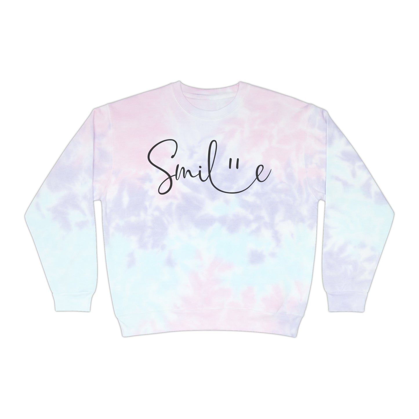 SMILEY FACE SMILE happy Unisex Tie-Dye Sweatshirt