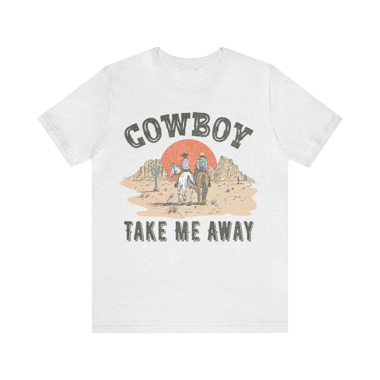 COWBOY desert horse COWGIRL Unisex Jersey Short Sleeve Tee t-shirt tshirt