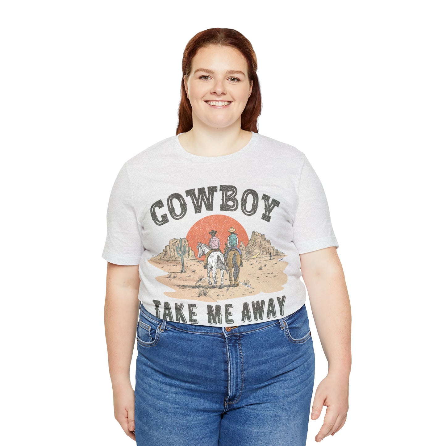 COWBOY desert horse COWGIRL Unisex Jersey Short Sleeve Tee t-shirt tshirt