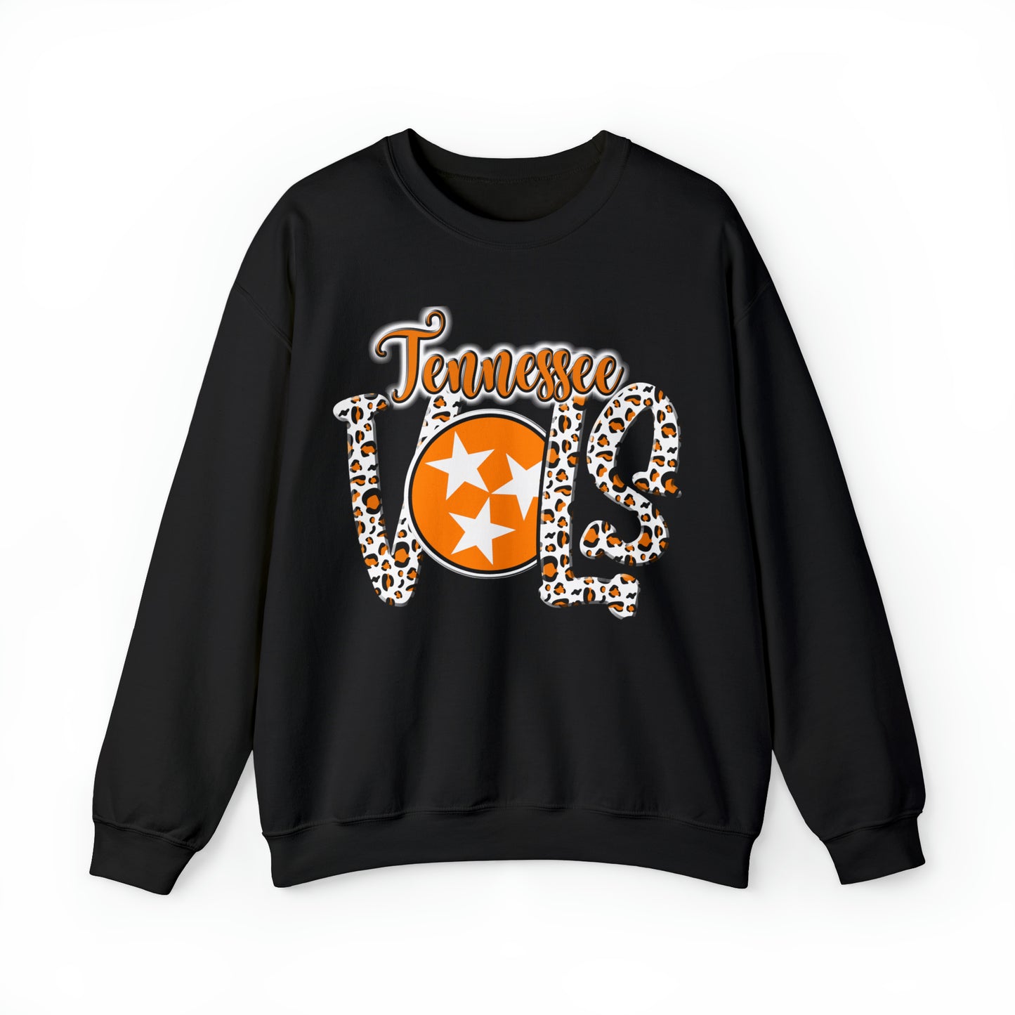 Tennessee Volunteers Leopard Crewneck Sweatshirt