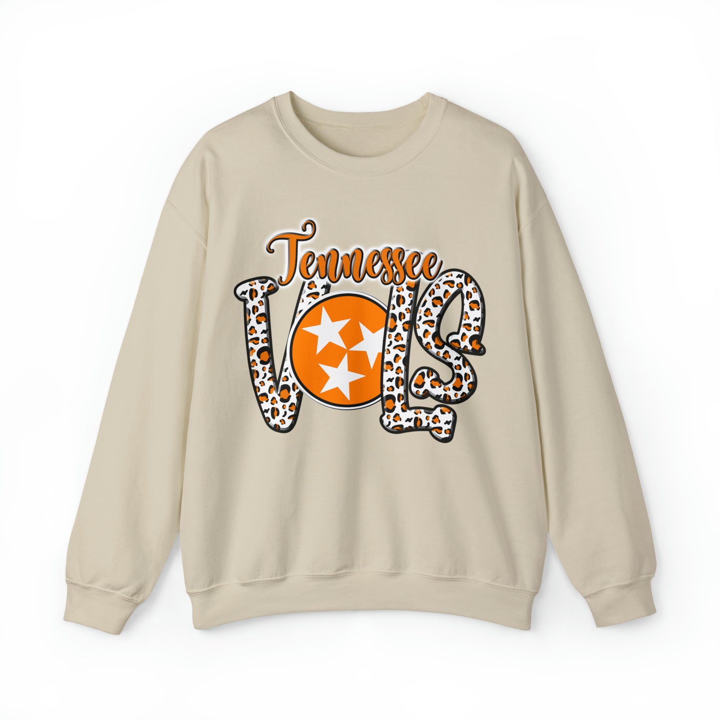 Tennessee Volunteers Leopard Crewneck Sweatshirt