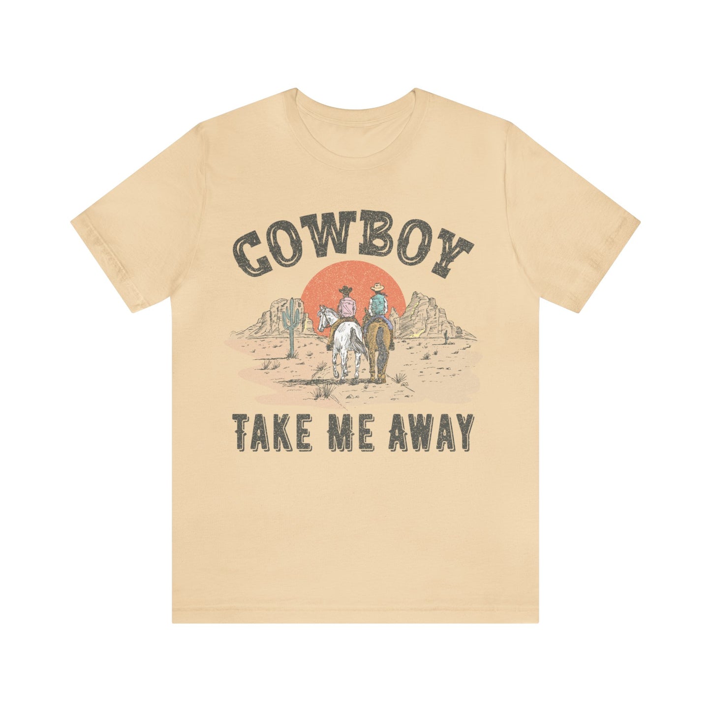 COWBOY desert horse COWGIRL Unisex Jersey Short Sleeve Tee t-shirt tshirt