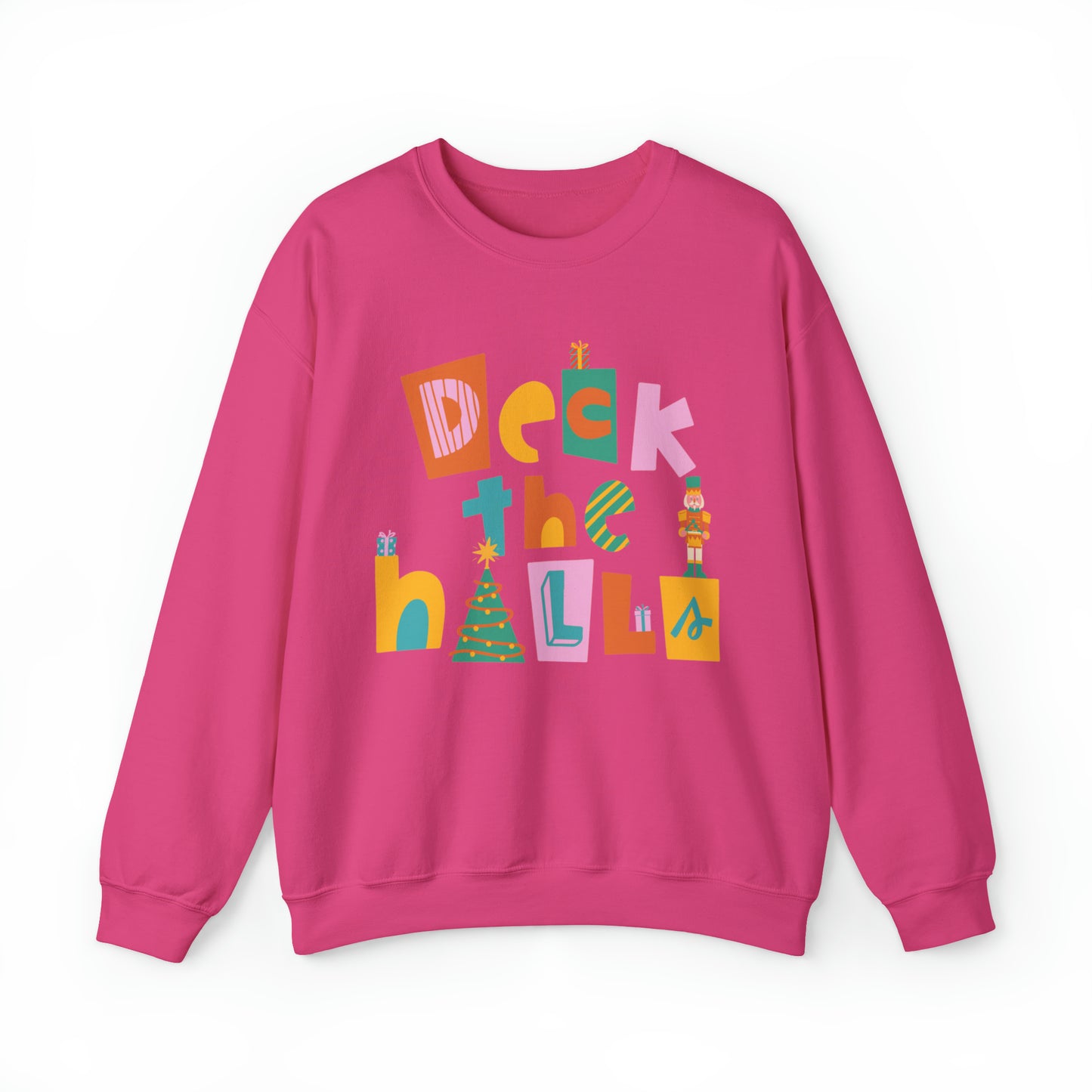 Deck the halls with the very merry Christmas nutcracker crewneck Sweatshirt